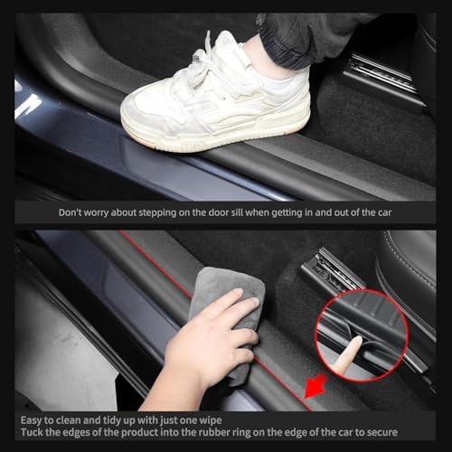 LUCKEASY 5PCS Door Sill Protective Cover - Image 4