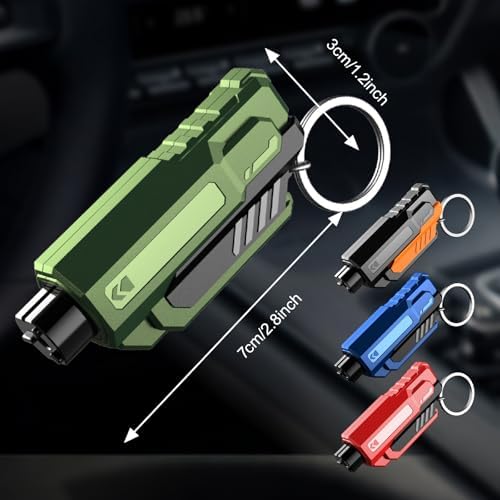 8PCS Car Window Breaker Seatbelt Cutter, Emergency Keychain Car Escape Tool - Image 2