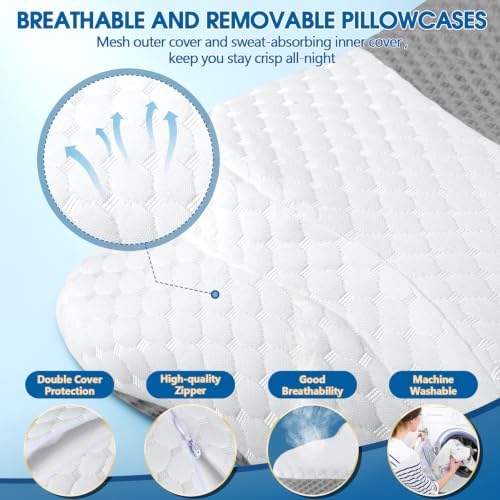 CHxxy Neck Cervical Pillow, Contour Memory Foam - Image 5
