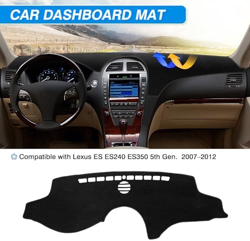 Cartist Dash Cover for 2007-2012 Lexus ES ES240 ES350 Dashboard Carpet Mat - Image 2
