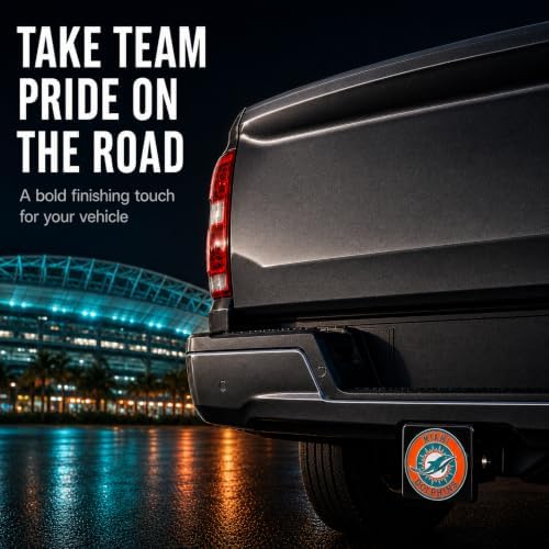 Miami Dolphins Trailer Hitch Cover - Image 6