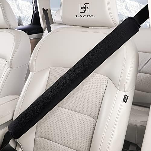 LACDL Extra Long Seatbelt Cover Super Soft Furry - Image 2