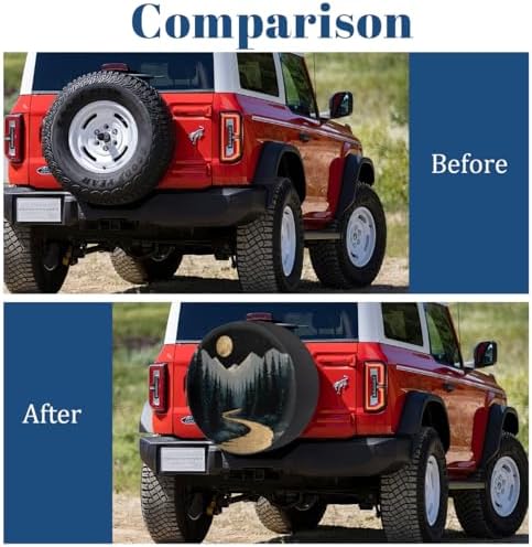 Forest Spare Tire Cover Waterproof Dust-Proof Spare Wheel Covers - Image 5