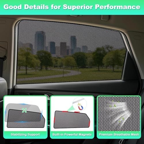 Tucson Window Shades 2015-2020, Rear Side Mesh - Image 7