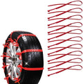 10PCS Tire Zip Ties for Snow Anti Skid Reusable Grip Zip Tie Snow Chains for by Unknown