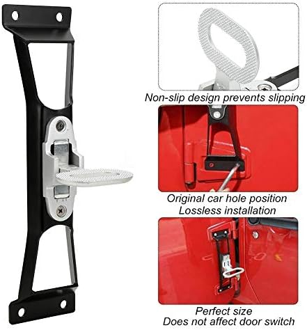 Non Slip Door Hinge Pedal Folding Stepping Ladder Doorstep Fits JK 07 18 Sturdy - Image 7