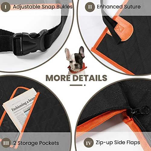 NESTROAD SUV Cargo Liner for Dogs, Waterproof Dog Cargo Cover for SUVs - Image 3