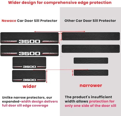 Newace Car Door Sill Protectors Compatible - Image 2