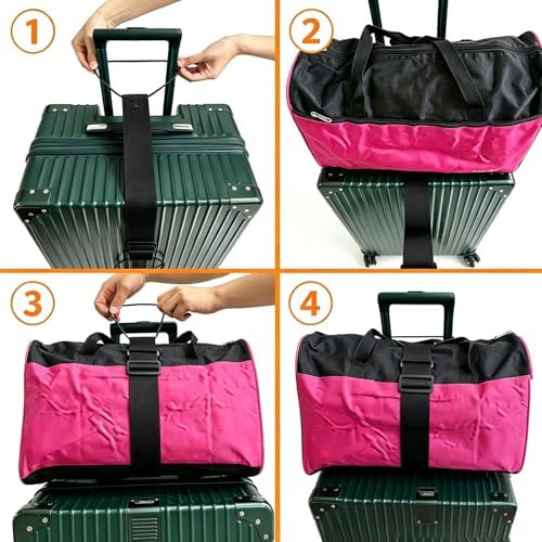 Luggage Straps for Suitcases, Adjustable Luggage Connector Straps, Portable - Image 6