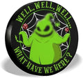 GENANY Spooky Horror Art Halloween PVC Leather Spare Tire Cover Size 15 by GENANY