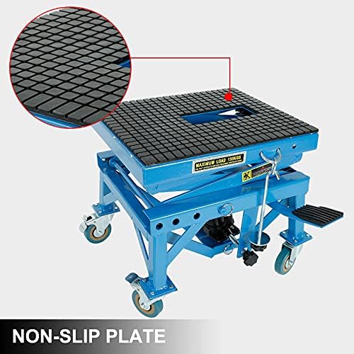 350lbs Heavy Duty Hydraulic Motorcycle Scissor Jack Lift - Image 2