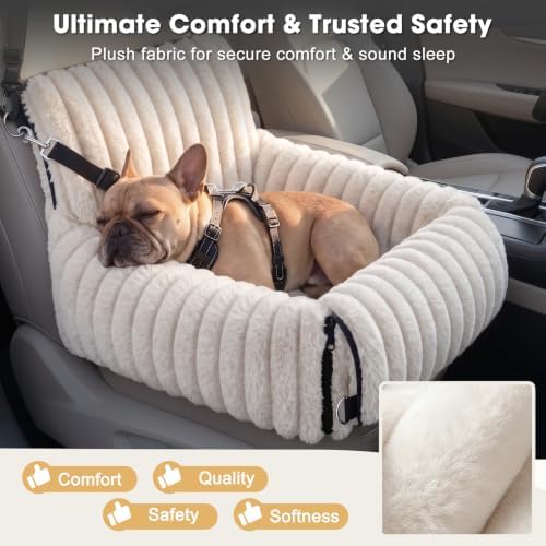MIXJOY 6-in-1 Dog Car Seat for Small/Medium Dogs up to 23 lbs - Image 3