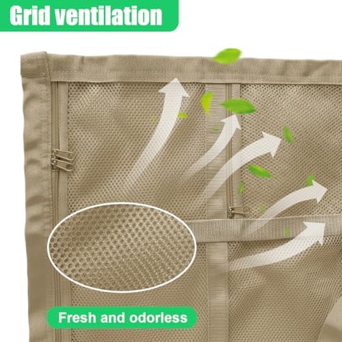 Double-Layer Car Ceiling Cargo Net, 31.49" x 20.86" Auto Roof Mesh Storage - Image 5