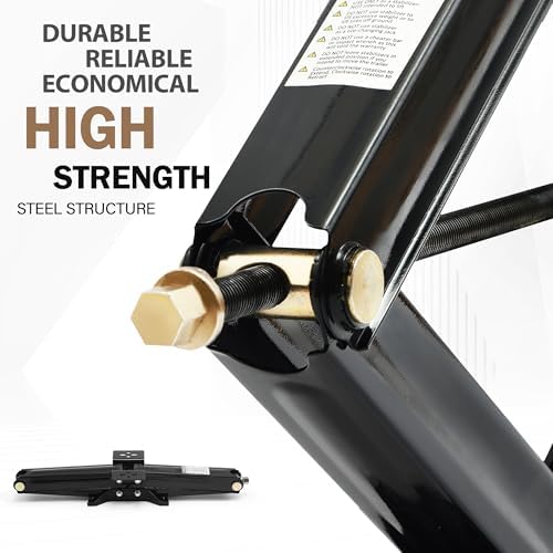 RV Scissor Jack Stabilizer 7800lb Heavy Duty 30" RV Trailer Stabilizer Leveling - Image 3