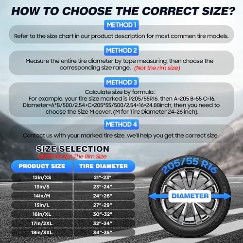 Moonet 14" Spare Tire Cover - Image 2