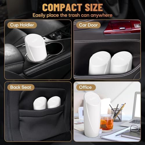 Car Trash Can Bin with Lid - Image 3