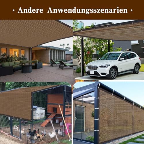 20x30FT 80% Shade Cloth Sun Shade Net - Image 7
