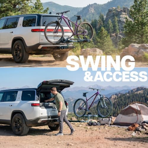Life Finds Black Heavy Duty Swing Away Hitch Adapter - Image 2