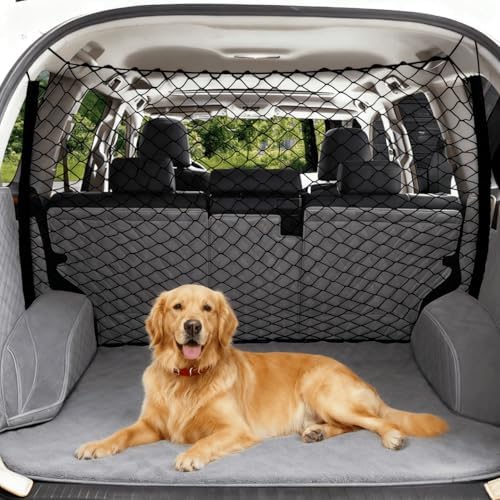 Dog Car Barrier Vehicle Pet Barrier Backseat Mesh Dog Car Divider Net by STARROAD-TIM