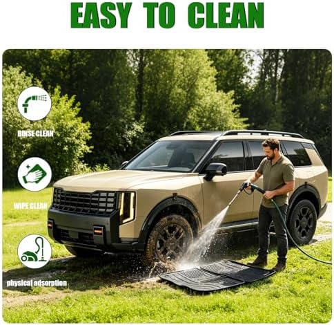 GYGY Custom Fit All-Weather TPE Cargo Mat & Backrest Mat Set - Image 3