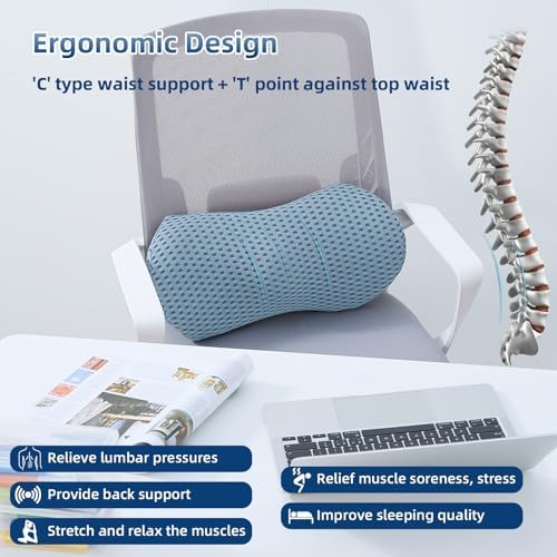 Lumbar Pillow, Memory Foam Lumbar Support Pillow - Image 4