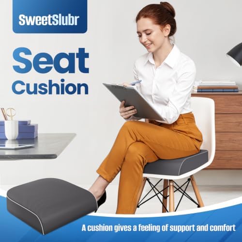SweetSlubr Seat Cushion, Chair Pad, Memory Foam Tailbone Pain Relief - Image 7