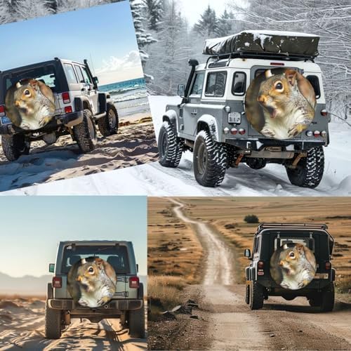 Funny Squirrel Spare Tire Cover - Image 3