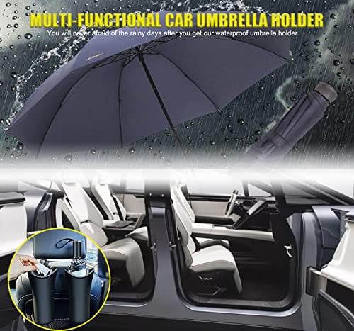 Multi-Functional Car Umbrella Holder Waterproof Interior Umbrella Holder Bucket - Image 2