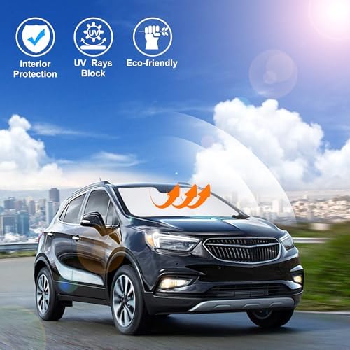 Windshield Sun Shade for 2013-2019 Buick Encore Accessories - Image 5
