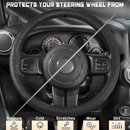 SEG Direct Car Steering Wheel Cover - Image 4