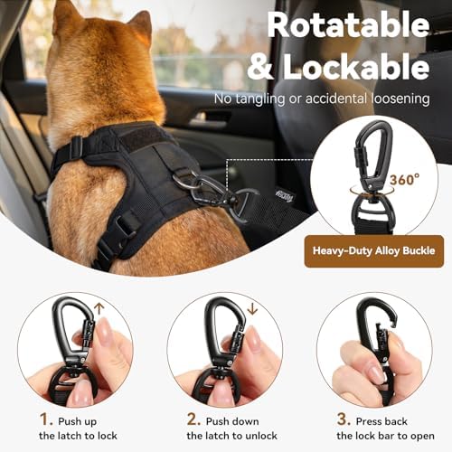2Pcs Universal Dog Seat Belt for Car, Dog Car Seatbelt - Image 4