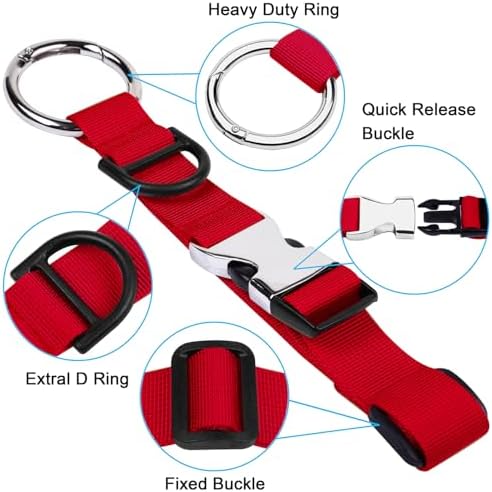 Wisdompro Jacket Gripper Strap for Travel, Add a Bag Luggage Straps - Image 3