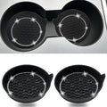 NBTEPEM 2pcs Bling Car Cup Holder Coaster, 2.75 inch Anti-Slip Shockproof by NBTEPEM