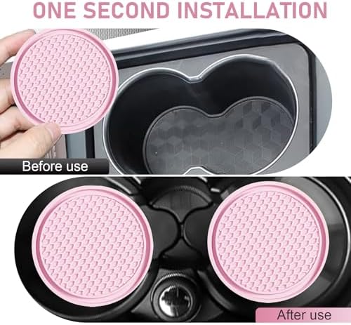 Car Cup Coaster, Universal Non-Slip Cup Holder Coasters - Image 3