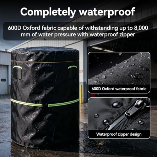 Tire Covers for Storage Set of 4 Tires, 600D Waterproof Oxford Lid Opening - Image 4