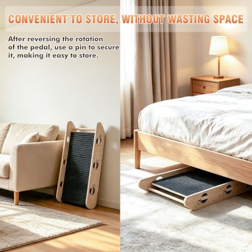 Dog Ramp for Bed, Foldable 15"x27" Solid Wood Pet Ramp for Small Dog - Image 5