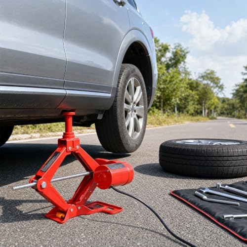 3 Ton 12V Electric Car Scissor Jack Kit, Heavy Duty Portable Auto Lift - Image 3