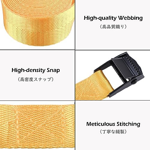 TRIWONDER Tie Down Straps Lashing Straps - Image 3