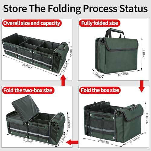 Car Trunk Organizer with Removable Cooler Bag - Image 2