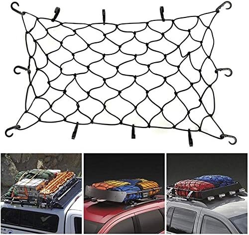 Car Roof Top NetElastic Mesh Luggage Rope Cover Net - Image 6