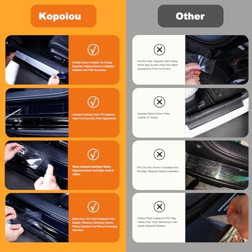 Car Door Sill Protector, Universal Door Entry Edge Guard & Scuff Plate Protector - Image 4