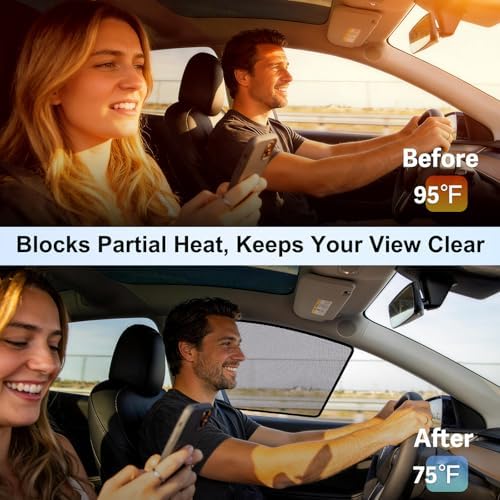 ZATOOTO Tesla Model 3 2018-2026 Front Window Shade - Image 4