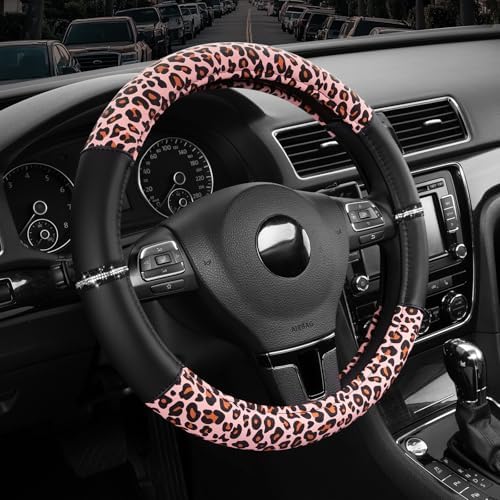Road Comforts Leopard Steering Wheel Cover by RoadComforts
