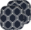 Sweet Home Collection Chair Cushion Memory Foam Pads Honeycomb Pattern Slip Non by SweetHomeCollection