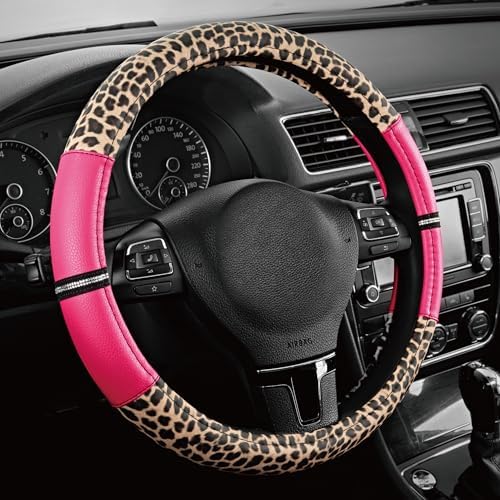Road Comforts Leopard Steering Wheel Cover by RoadComforts