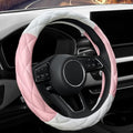 YHONGJT Cute Soft Microfiber Leather Anti-Slip Steering Wheel Cover, Universal by Unknown