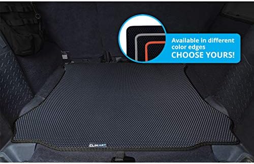 CLIM ART Cargo Liner for Jeep Wrangler 2014-2018 Custom Fit Trunk Mat, - Image 3