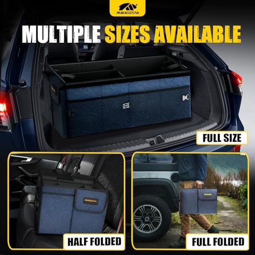 MIKKUPPA Trunk Organizer with Lid - 65L Car Organizer with Cooler - Image 6