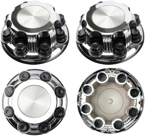 4PCS Wheel Center Hub Caps w/Lug Nut Covers by ZUDZUW