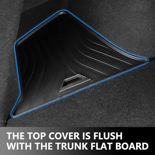 Trunk Storage Bins with Lids for 2026 Tesla Model Y Juniper 5 Seater, Rear - Image 3
